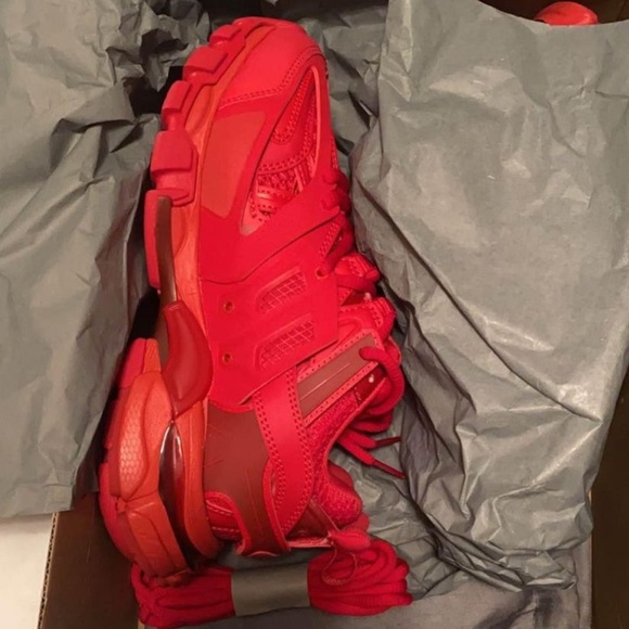 Red Balenciaga Track Womens 36
